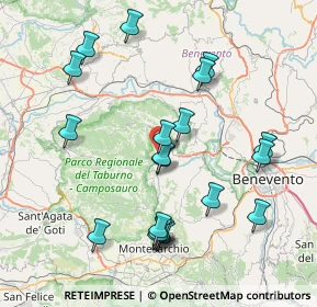 Mappa Via Variante, 82038 Vitulano BN, Italia (8.7465)