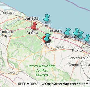 Mappa Via Giacomo Veneziani, 70033 Corato BA, Italia (11.98917)