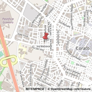 Mappa Via Palumbo, 33, 70033 Corato BA, Italia, 70033 Corato, Bari (Puglia)