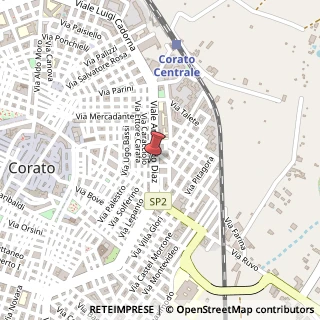 Mappa Viale A. Diaz, 27, 70033 Corato, Bari (Puglia)