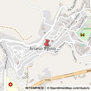 Mappa Via D'Afflitto, 12, 83031 Ariano Irpino, Avellino (Campania)