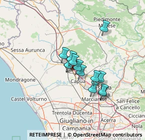 Mappa S.S. 7 Appia Km 195+28, 81041 Vitulazio CE, Italia (9.44154)