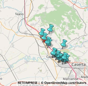 Mappa S.S. 7 Appia Km 195+28, 81041 Vitulazio CE, Italia (6.43733)