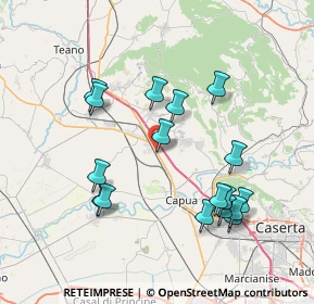 Mappa S.S. 7 Appia Km 195+28, 81041 Vitulazio CE, Italia (8.20765)