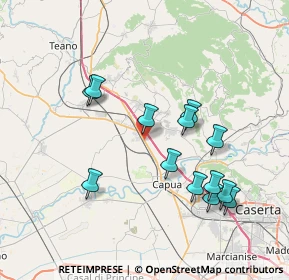 Mappa S.S. 7 Appia Km 195+28, 81041 Vitulazio CE, Italia (7.90462)