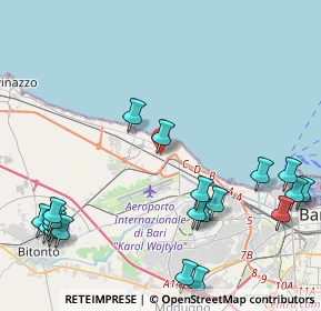 Mappa Via Maria Chieco Bianchi, 70128 Bari BA, Italia (5.966)