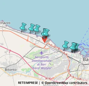 Mappa Via Maria Chieco Bianchi, 70128 Bari BA, Italia (3.54273)