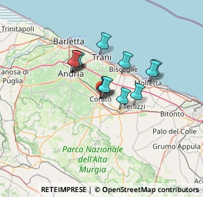 Mappa PUNTO VENDITA:, 70033 Corato BA, Italia (9.83)