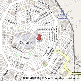 Mappa Corso Mazzini, 34, 70033 Corato, Bari (Puglia)