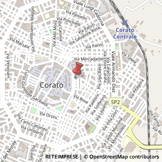 Mappa Corso Mazzini, 52, 70033 Corato, Bari (Puglia)