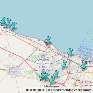 Mappa Via Girolamo Nisio, 70128 Bari BA, Italia (6.71583)
