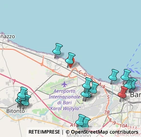 Mappa Via Girolamo Nisio, 70128 Bari BA, Italia (5.97)