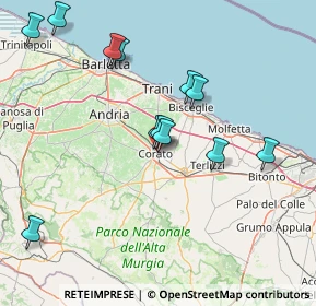 Mappa Via Pitagora, 70033 Corato BA, Italia (16.83667)