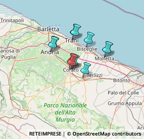 Mappa Via della Libertà, 70033 Corato BA, Italia (9.60364)