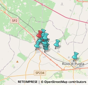 Mappa Via Pitagora, 70033 Corato BA, Italia (1.75545)