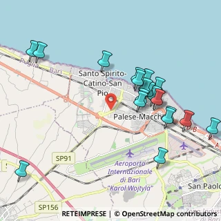 Mappa SP91 Salendo ponte, 70128 Bari BA, Italia (2.3)