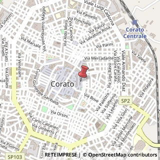 Mappa Corso Mazzini, 23, 70033 Corato, Bari (Puglia)