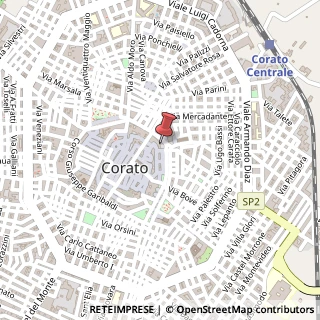 Mappa Piazza Cesare Battisti, 18, 70033 Corato, Bari (Puglia)