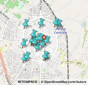 Mappa Corso Mazzini, 70033 Corato BA, Italia (0.36333)