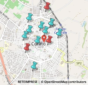 Mappa Corso Mazzini, 70033 Corato BA, Italia (0.40846)