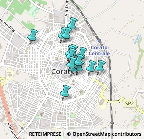 Mappa Contrada Maccarone Zona Industriale, 70033 Corato BA, Italia (0.266)