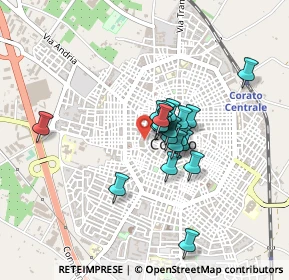 Mappa Tabaccheria Bosso, 70033 Corato BA, Italia (0.306)