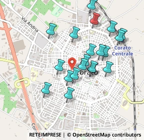 Mappa Tabaccheria Bosso, 70033 Corato BA, Italia (0.446)