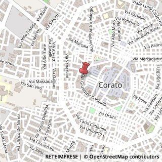 Mappa Corso Garibaldi, 18, 70033 Corato, Bari (Puglia)