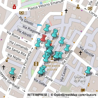 Mappa Piazza di Vagno, 70033 Corato BA, Italia (0.02308)