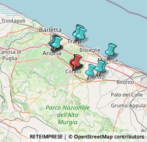 Mappa Via Mercato, 70033 Corato BA, Italia (10.17368)