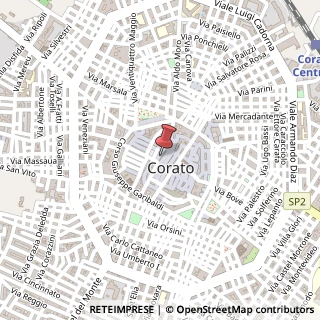 Mappa Piazza di Vagno, 18, 70033 Corato, Bari (Puglia)