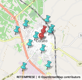 Mappa Via Mercato, 70033 Corato BA, Italia (0.8025)