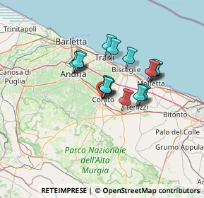 Mappa Via Massaua, 70033 Corato BA, Italia (10.44632)