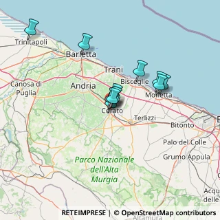 Mappa Via E. Socci, 70033 Corato BA, Italia (11.22)