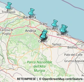 Mappa Via San Vito, 70033 Corato BA, Italia (11.22)