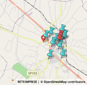 Mappa Strada Santa Lucia ai Monti, 70033 Corato BA, Italia (1.42417)