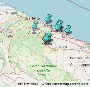 Mappa Strada Santa Lucia ai Monti, 70033 Corato BA, Italia (9.43294)