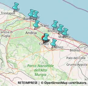 Mappa Piazza Caduti di Via Fani, 70033 Corato BA, Italia (11.98727)