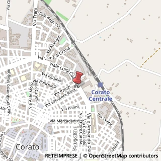 Mappa Via Salvator Rosa, 65, 70033 Corato, Bari (Puglia)