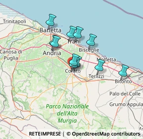 Mappa Via Andria, 70033 Corato BA, Italia (11.12091)