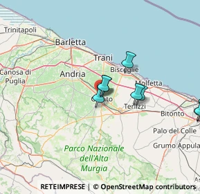 Mappa Via Andria, 70033 Corato BA, Italia (38.37625)