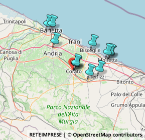 Mappa Via Andria, 70033 Corato BA, Italia (11.745)