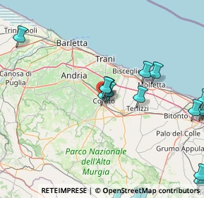 Mappa Via Andria, 70033 Corato BA, Italia (26.2875)