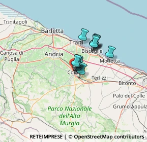 Mappa Via Falcone G. e Morvillo F., 70033 Corato BA, Italia (7.58692)