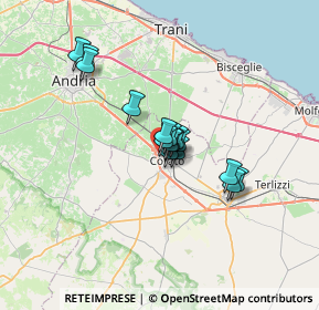 Mappa Via Falcone G. e Morvillo F., 70033 Corato BA, Italia (4.605)