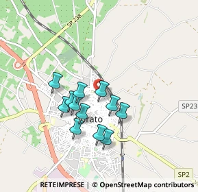 Mappa Via Giotto, 70033 Corato BA, Italia (0.7725)