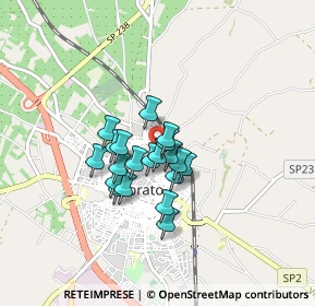 Mappa Via Paisiello, 70033 Corato BA, Italia (0.5875)
