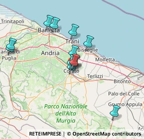 Mappa Via Paisiello, 70033 Corato BA, Italia (13.64083)