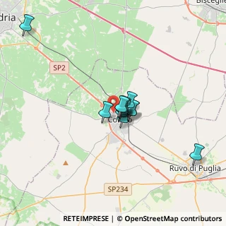 Mappa Via Tannoia, 70033 Corato BA, Italia (2.31083)