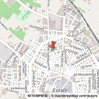 Mappa Piazza XX Settembre, 34, 70033 Corato, Bari (Puglia)